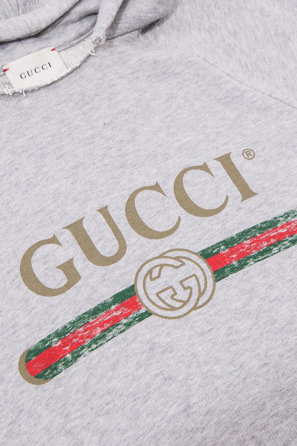 Gucci Kids Sweatshirt with a print and logo